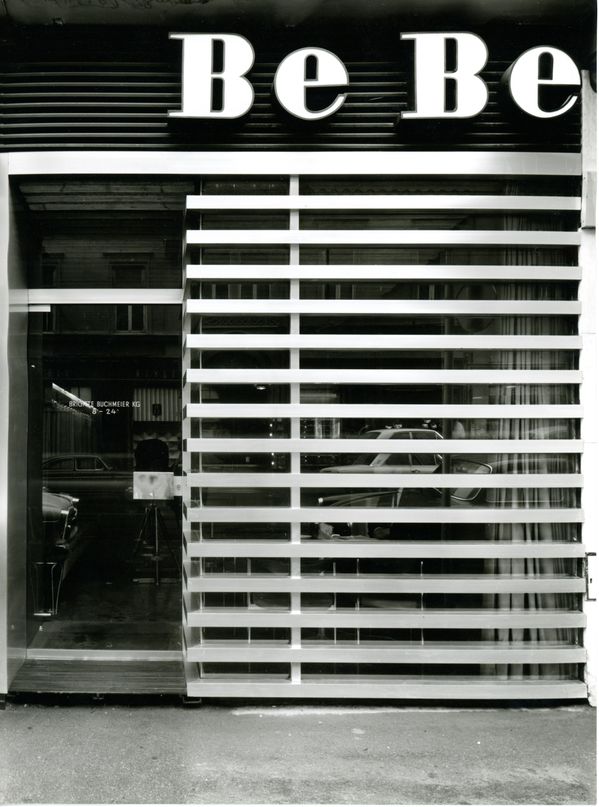 Cafe Be Be, Fassade, Foto: © Archiv für Baukunst der Universität Innsbruck (Nachlass Stigler), 1966